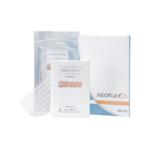 Malla quirúrgica parcialmente absorbible Neoflex 25, de 15 x 15 cm