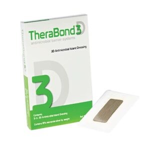 Apósito en isla, profiláctico de plata iónica de 10 x 20 cm, Therabond 3D