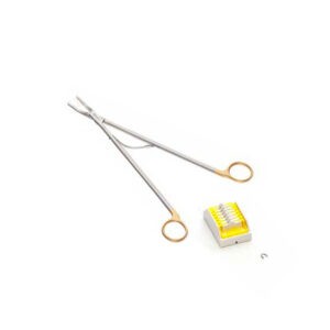 Aplicador abierto, Horizon, chico (amarillo) de 8” (20 cm), angulado