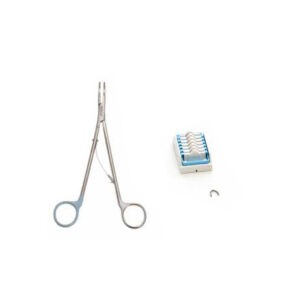 Aplicador abierto, Horizon, mediano (azul) de 11” (28 cm), angulado